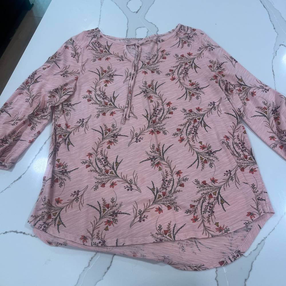 Floral Pink Women's Top